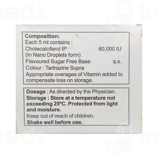 Efocal D3 New Nano Shots Mango & Mint Flavour Sugar Free Solution 5ml