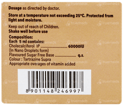 Kidrich D3 60000iu Mango & Mint Flavour Sugar Free Solution 5ml