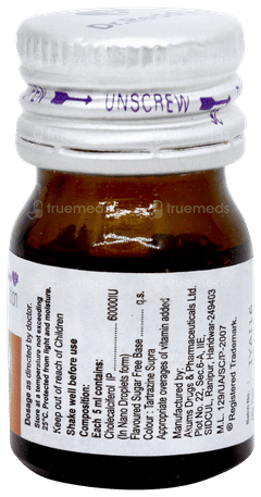 Kidrich D3 60000iu Mango & Mint Flavour Sugar Free Solution 5ml