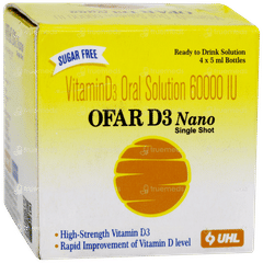 Ofar D3 Nano Sugar Free Solution 5ml
