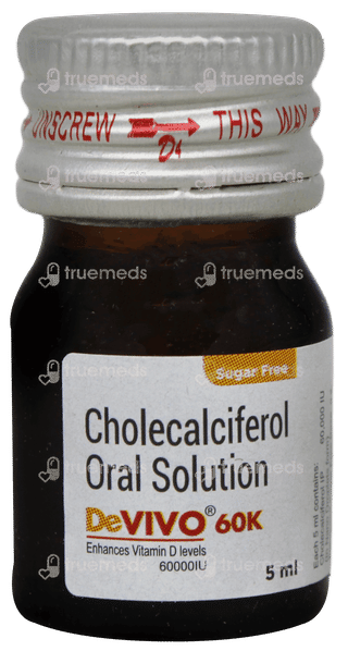 Devivo 60000iu Sugar Free Solution 5ml