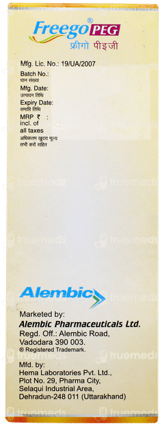 Freego Peg Orange Flavour Sugar Free Solution 200ml