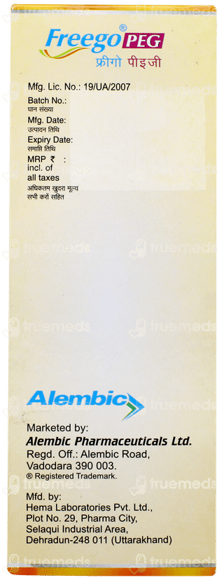 Freego Peg Orange Flavour Sugar Free Solution 200ml