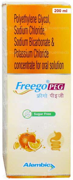 Freego Peg Orange Flavour Sugar Free Solution 200ml