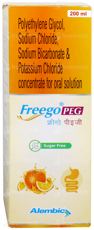 Freego Peg Orange Flavour Sugar Free Solution 200ml