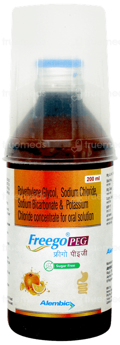 Freego Peg Orange Flavour Sugar Free Solution 200ml