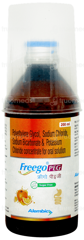 Freego Peg Orange Flavour Sugar Free Solution 200ml