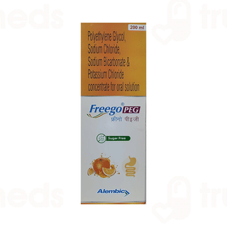 Freego Peg Orange Flavour Sugar Free Solution 200ml