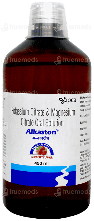 Alkaston Raspberry Flavour Sugar Free Solution 450ml