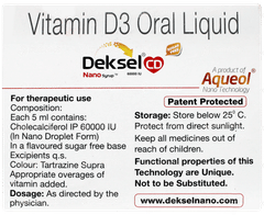 Deksel Cd Nano 60000iu Sugar Free Syrup 5ml Deksel Cd Nano 60000iu Sugar Free Syrup 5ml