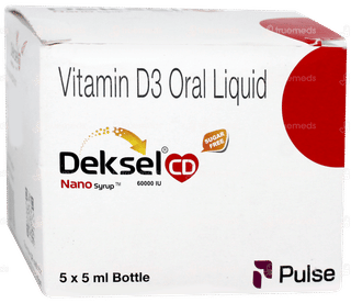 Deksel Cd Nano 60000iu Sugar Free Syrup 5ml