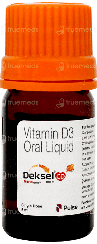 Deksel Cd Nano 60000iu Sugar Free Syrup 5ml