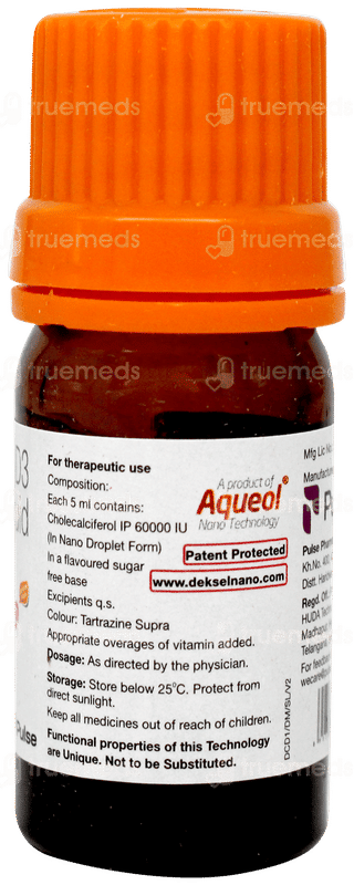 Deksel Cd Nano 60000iu Sugar Free Syrup 5ml