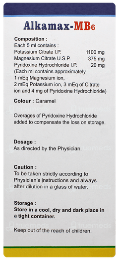 Alkamax Mb6 Mango Flavour Free From Sugar Solution 450ml