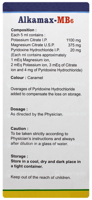 Alkamax Mb6 Mango Flavour Free From Sugar Solution 450ml