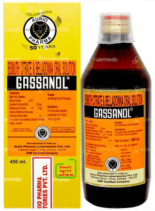 Gassanol Zero Sugar Added Solution 450ml