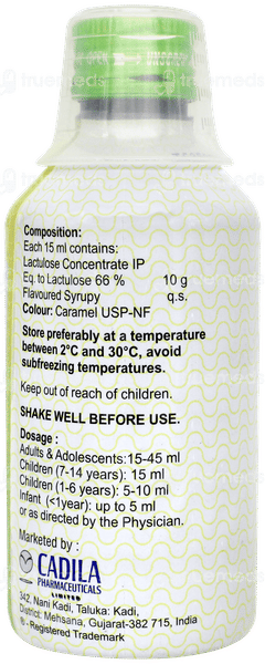 Cadilose Lemon Flavour Sugar Free Solution 150ml