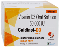 Caldinol D3 Shot Litchi Flavour Sugar Free Solution 5ml