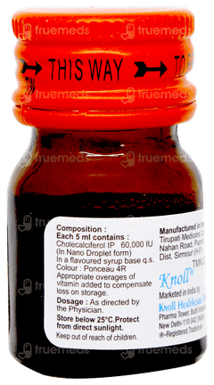 Caldinol D3 Shot Litchi Flavour Sugar Free Solution 5ml