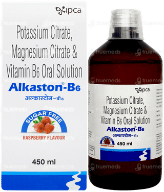 Alkaston B6 Raspberry Flavour Sugar Free Solution 450ml