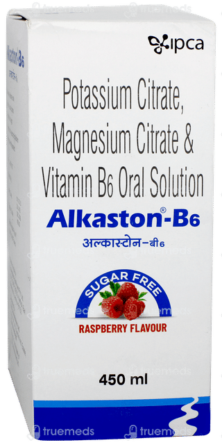 Alkaston B6 Raspberry Flavour Sugar Free Solution 450ml