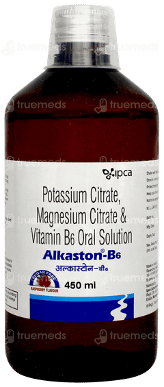 Alkaston B6 Raspberry Flavour Sugar Free Solution 450ml
