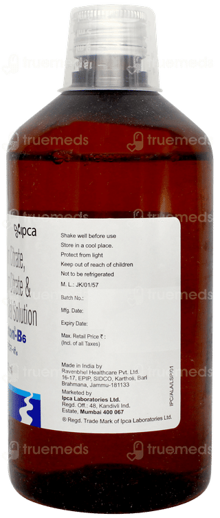 Alkaston B6 Raspberry Flavour Sugar Free Solution 450ml