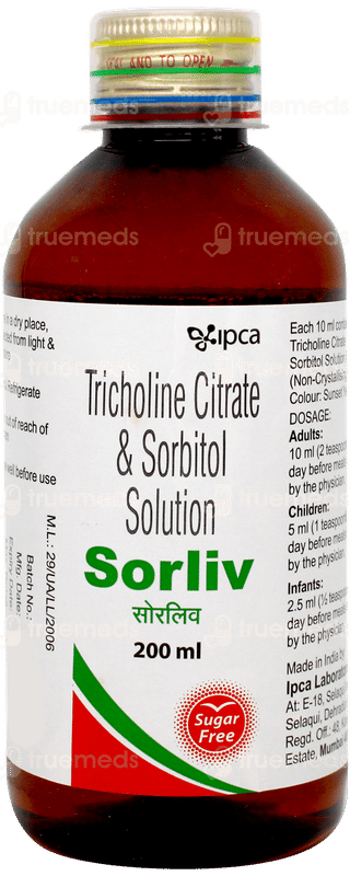 Sorliv Sugar Free Solution 200ml