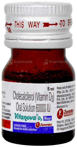 Vitanova D3 Nano Sugar Free Solution 5ml