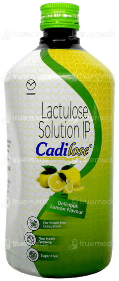 Cadilose Lemon Flavour Sugar Free Solution 450Ml