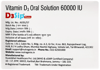 D3sip Nano Sugar Free Solution 5ml