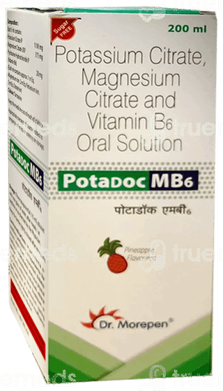 Potadoc Mb6 Pineapple Flavoured Sugar Free Solution 200Ml