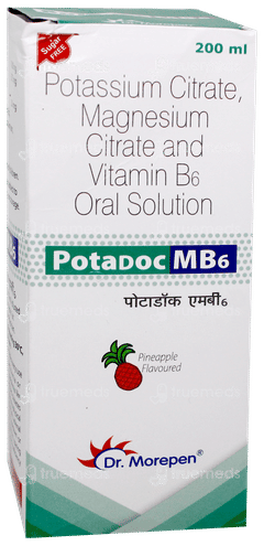 Potadoc Mb6 Pineapple Flavoured Sugar Free Solution 200Ml