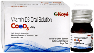 Coed3 Butterscotch Flavour Sugar Free Solution 5ml