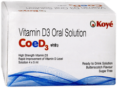 Coed3 Butterscotch Flavour Sugar Free Solution 5ml