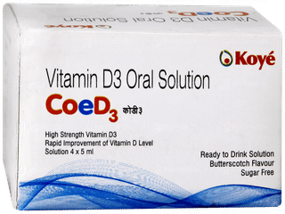 Coed3 Butterscotch Flavour Sugar Free Solution 5ml