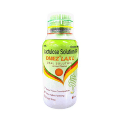 Omez Lax L Lemon Flavour Sugar Free Solution 100Ml