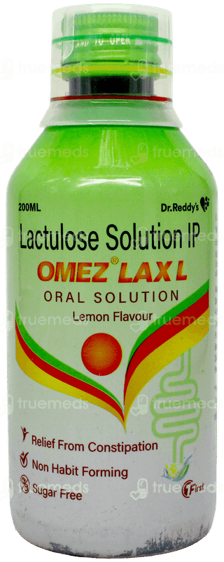 Omez Lax L Lemon Flavour Sugar Free Solution 200Ml