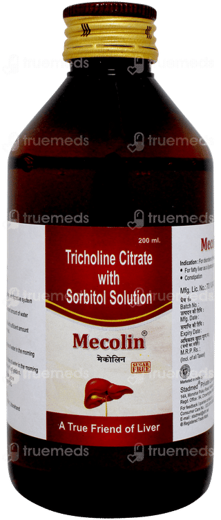 Mecolin Sugar Free Solution 200ml