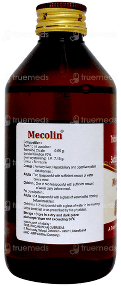 Mecolin Sugar Free Solution 200ml