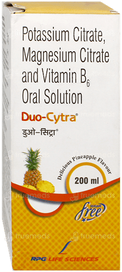 Duo Cytra Pineapple Flavour Sugar Free Solution 200Ml Duo Cytra Pineapple Flavour Sugar Free Solution 200Ml