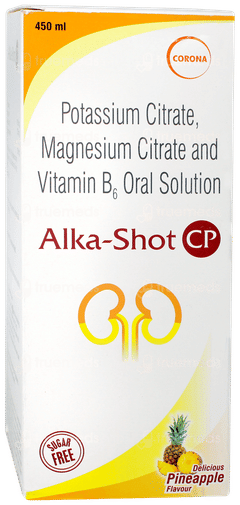 Alka Shot Cp Pineapple Flavour Sugar Free Solution 450ml