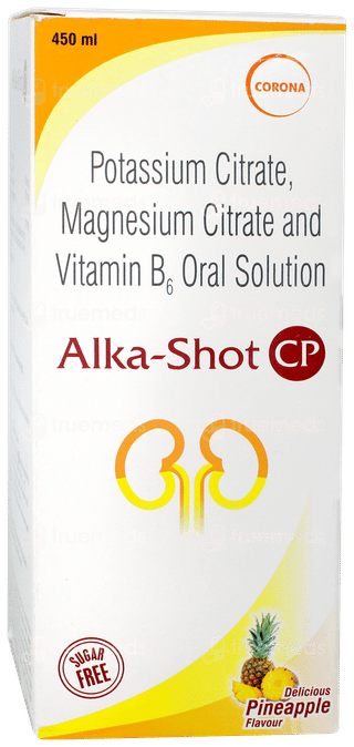Alka Shot Cp Pineapple Flavour Sugar Free Solution 450ml