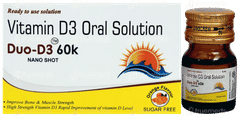Duo D3 60K Nano Shot Orange Flavour Sugar Free Solition 5Ml