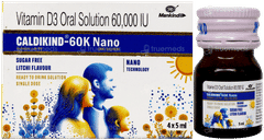 Caldikind 60K Nano Litchi Flavour Sugar Free Solution 5Ml