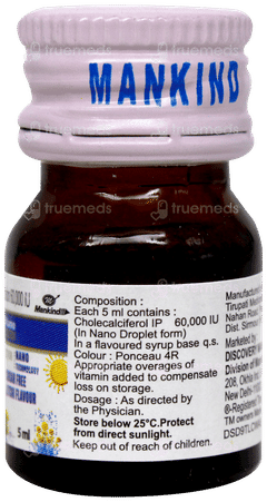Caldikind 60K Nano Litchi Flavour Sugar Free Solution 5Ml