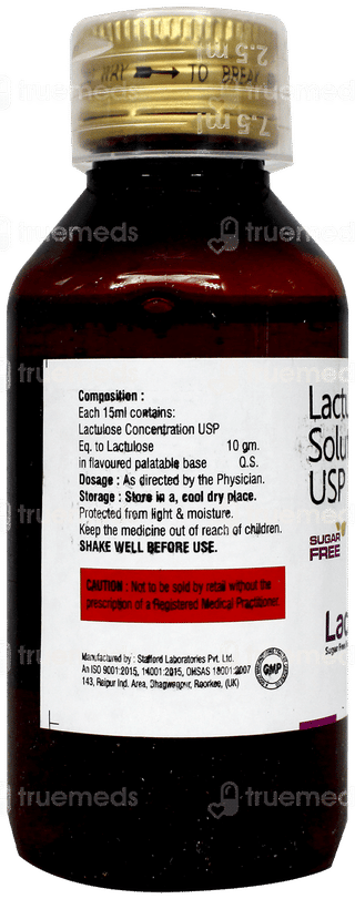 Lactulooz Sugar Free Solution 100Ml