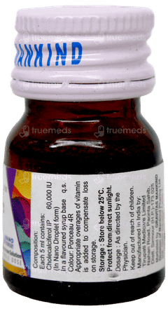 D3 Must Nano Litchi Flavour Sugar Free Solution 5Ml