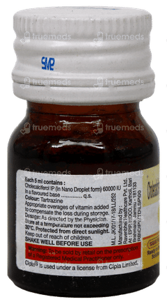Vitomin D3 Nano Shots Sugar Free Solution 5Ml