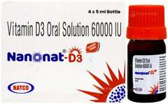 Nanonat D3 Sugar Free Solution 5Ml